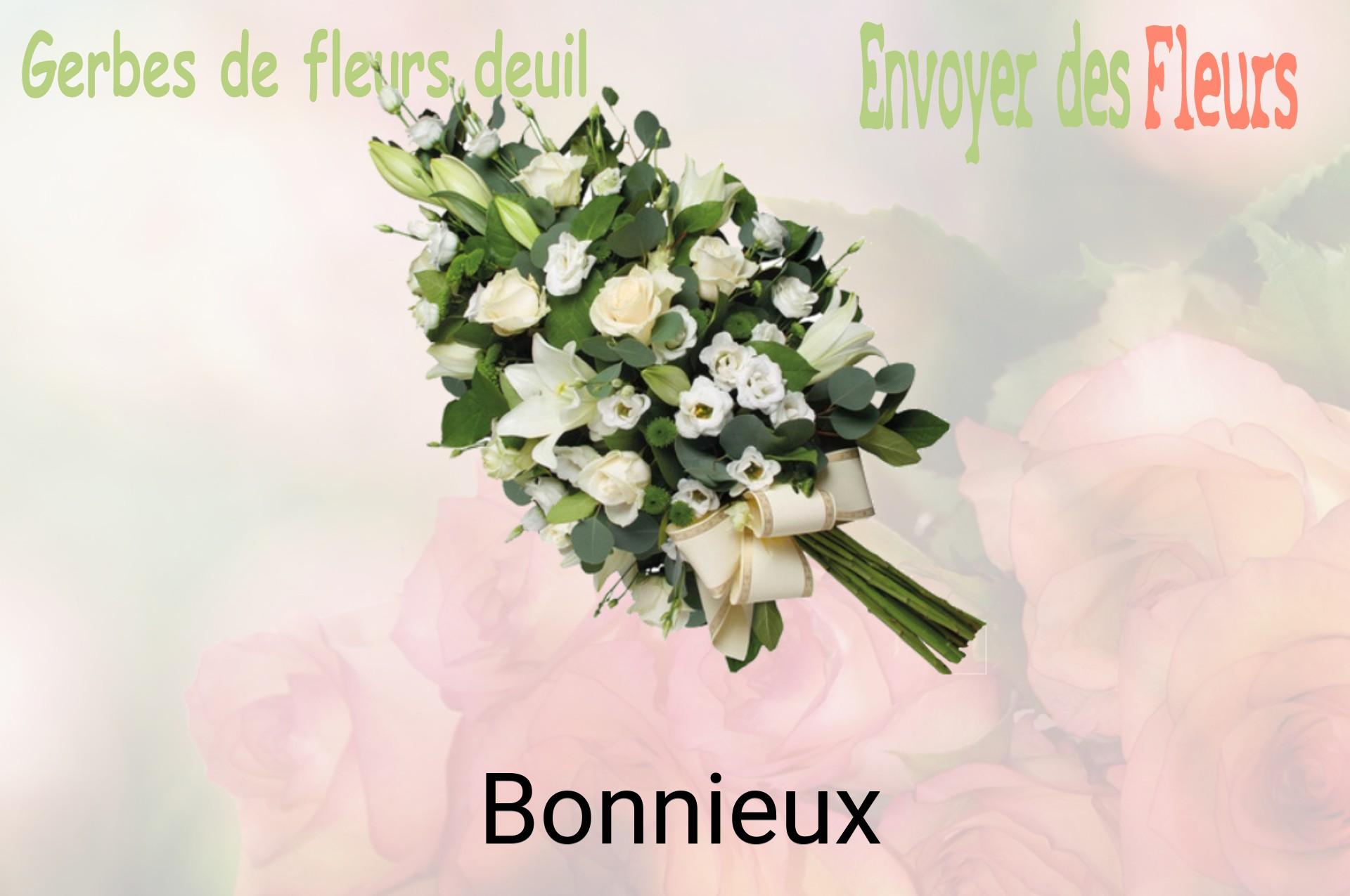 Gerbe de fleurs de deuil livrée à Bonnieux
